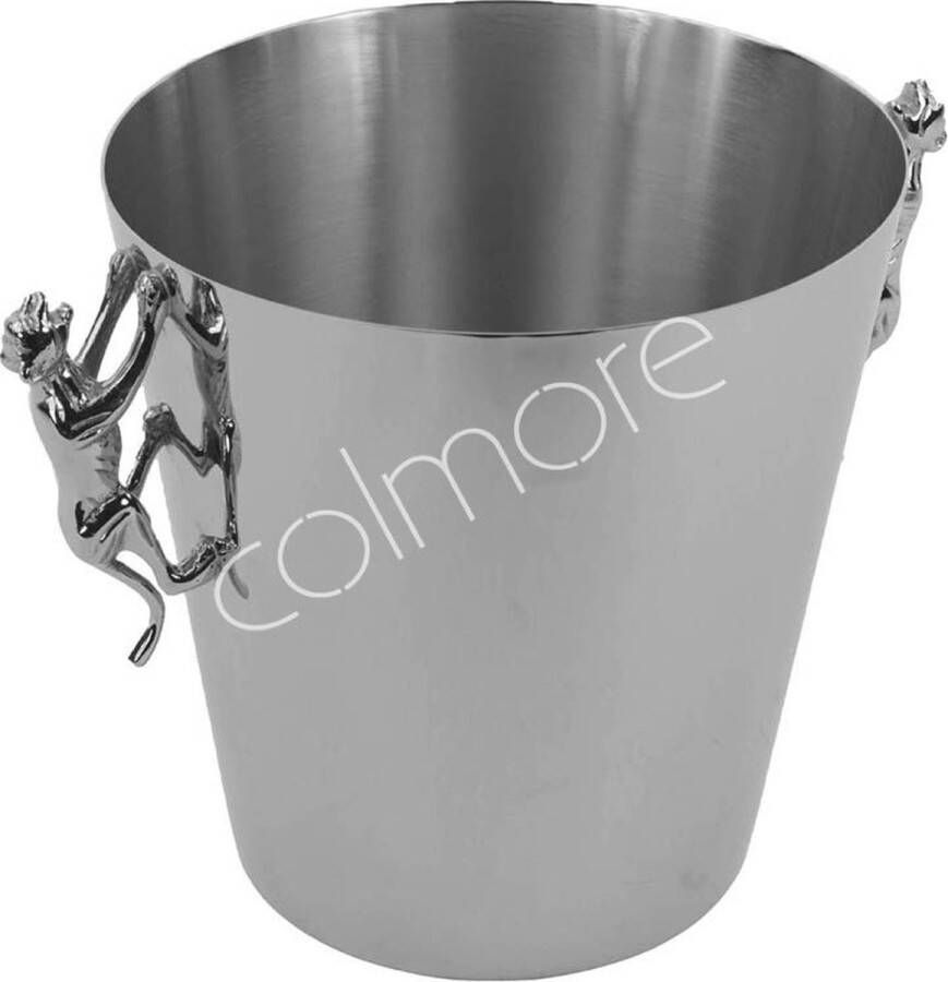 Colmore Wijnkoeler Champagnekoeler Panter handgrepen 20X20X27cm Aluminium