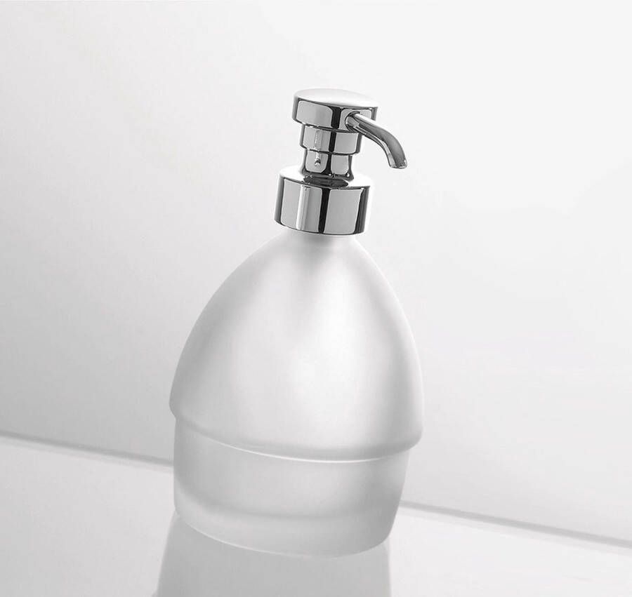 Colombo Bathware zeepdispenser staand 350ml KHALA glas