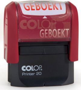 Colop 6x formulestempel Printer tekst: GEBOEKT