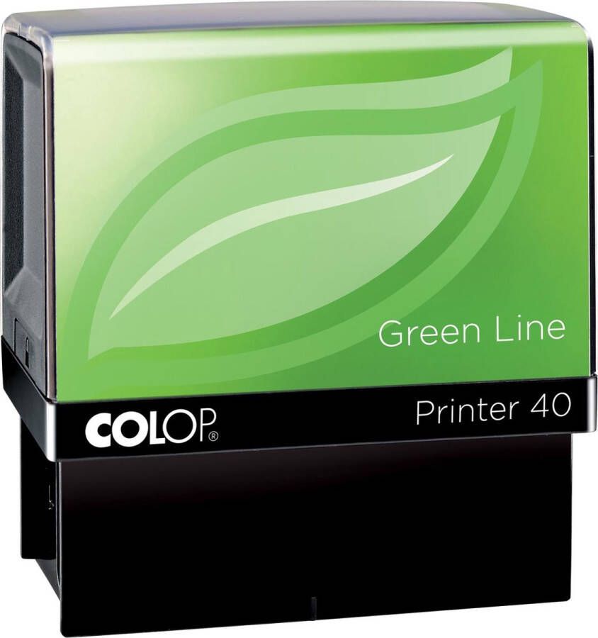OfficeTown Colop stempel Green Line Printer 40 max. 6 regels voor Nederland ft. 23 x 59 mm