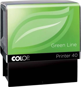 OfficeTown Colop Stempel Green Line Printer 40 Max. 6 Regels Voor Nederland Ft. 23 X 59 Mm