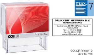 Colop Tekststempel Printer 50 personaliseerbaar 7regels 69x30mm