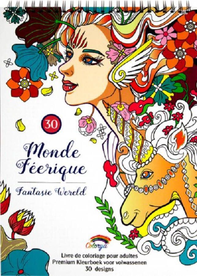 Colora Fantasie wereld kleurboek voor volwassenen colorya
