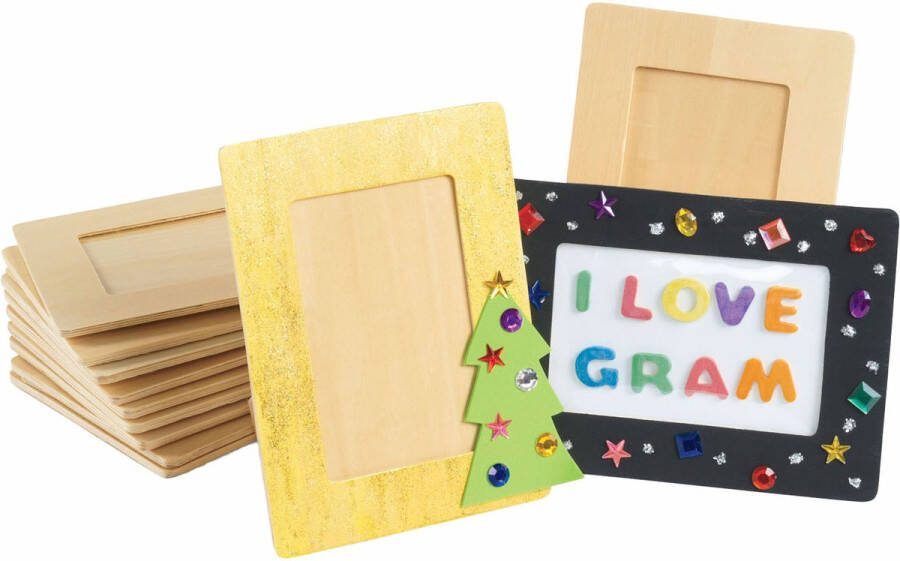 Colorations Versier je eigen Houten Fotolijst Set van 12