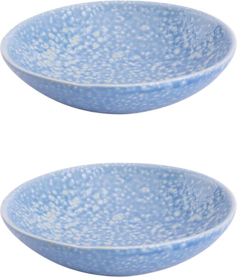 Colori del Sud Bord Cazorla 11.5 cm Blauw Aardewerk 2 stuks