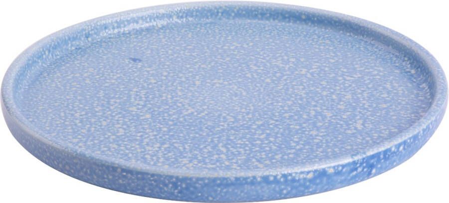 Colori Del Sud Bord Cazorla 25 cm Blauw Aardewerk 1 stuk