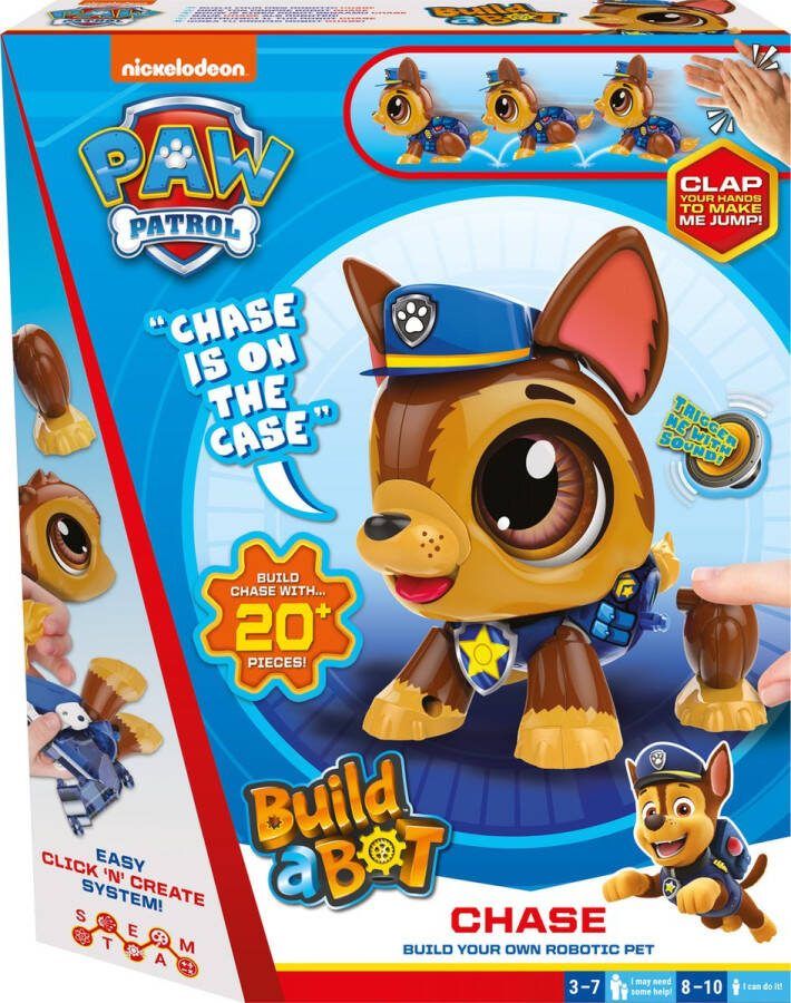 Colorific Build a Bot Paw Patrol Chase Speelgoedrobot Robot bouwpakket