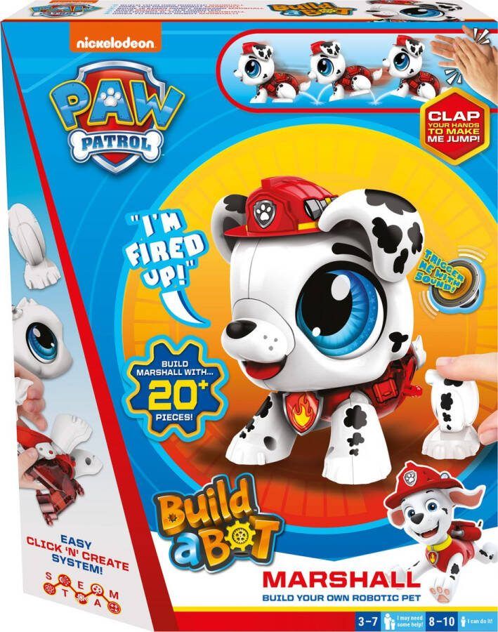 Colorific Build a Bot Paw Patrol Marshall Speelgoedrobot Robotbouwpakket