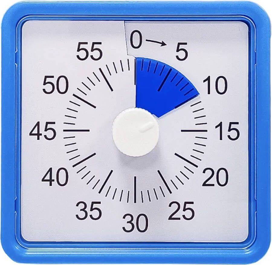 Colorplease Hoogwaardige Leerklok Timer voor Kinderen Educatieve leerklok kind Time Management hulpje Vergaderklok Aftelklok Leerklokken Kookwekker Analoog Leer Klok kijken Huiswerk Hulp Educatief Speelgoed Educatieve Leer Klok 19cm x19 cm
