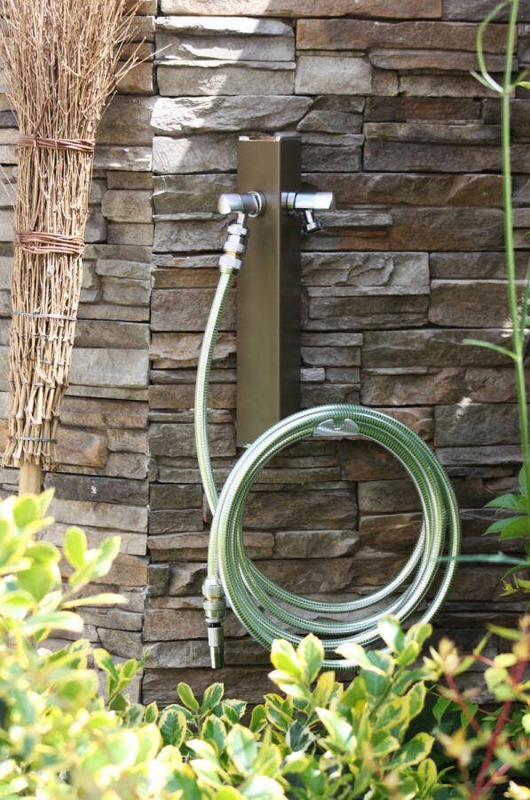 Colortap CoTa Buitenkraan muurbevestiging Triangle Wall Brushwood Green 40CM