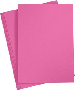 Colortime Gekleurd karton A4 210x297 mm 180 gr roze 20vellen