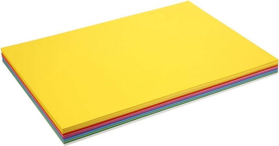 Creotime Karton Hobbykarton Lente Karton 13 Verschillende Vrolijke Kleuren DIY Knutselen A2 42x60cm 180 grams 300 vellen