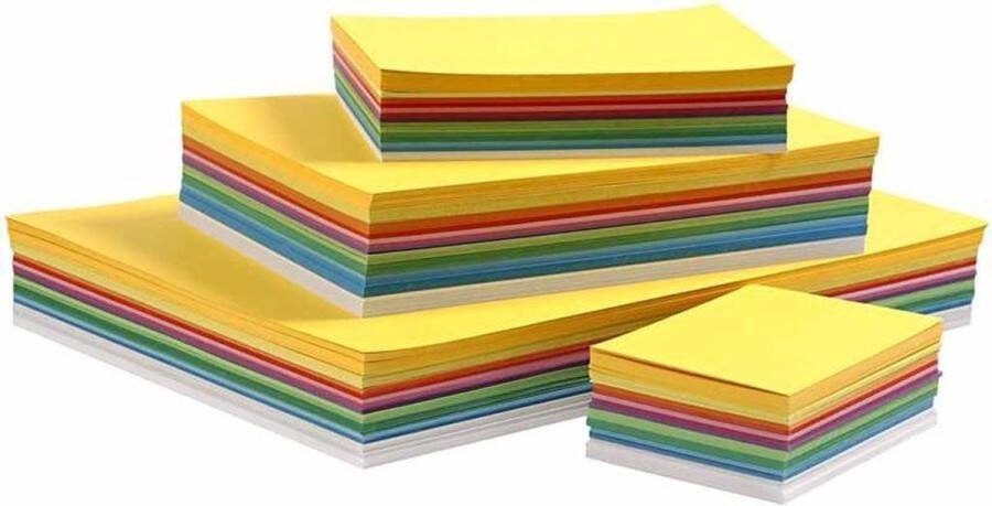 Creotime Karton Hobbykarton Lente Karton 13 Verschillende Vrolijke Kleuren DIY Knutselen A3 A4 A5 A6 180 grams 1500 vellen