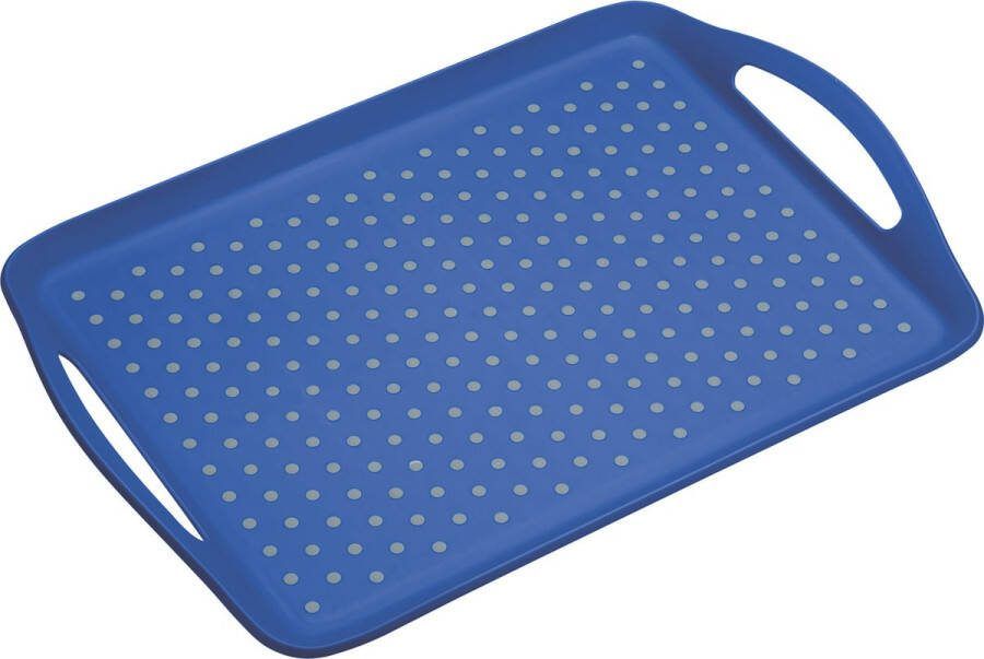 Colourworks Dienblad 41 X 28 5 Cm Polycarbonaat Blauw