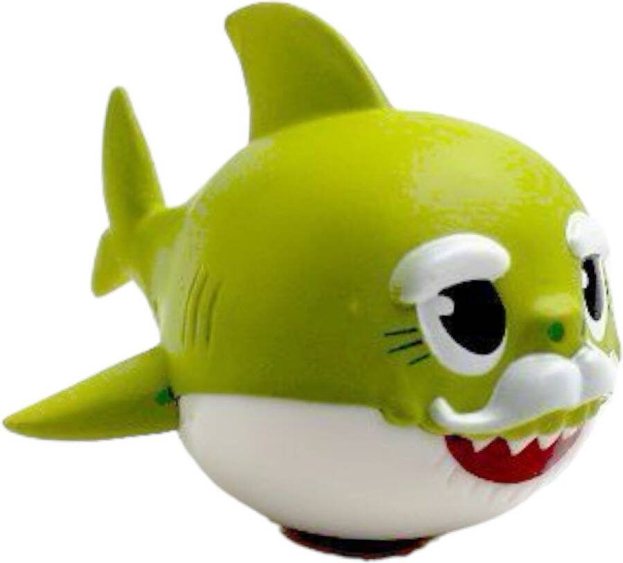 Comansi Opa shark de groene opa van Baby Shark Speelfiguurtje Badspeeltje 8 cm kunststof