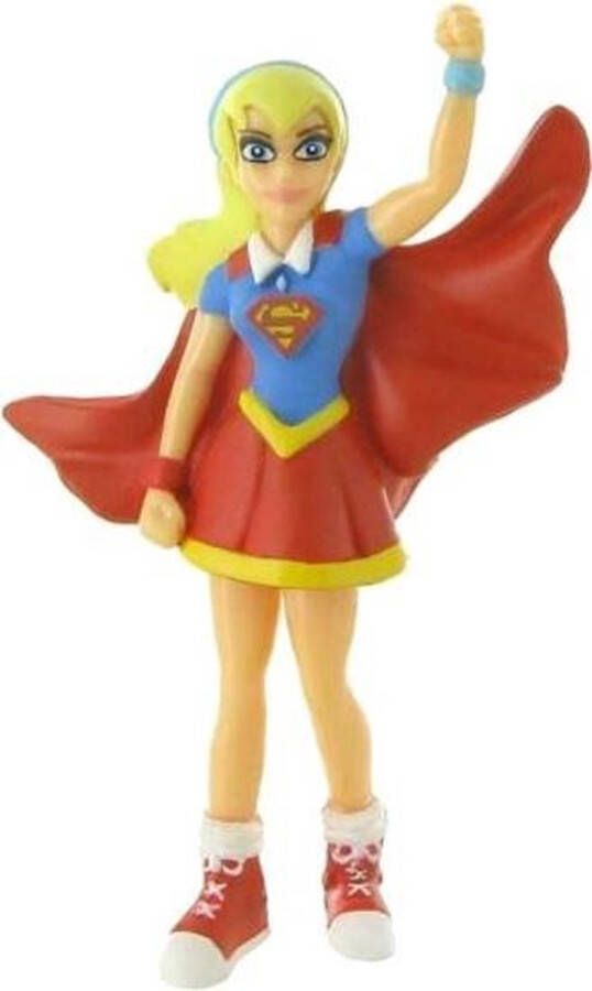 Comansi Speelfiguur Super Hero Girls Super Girl 10 Cm Rood