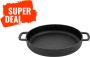 Combekk Fry Pan Souschef Handvaten 28cm Zwart | Potten&Pannen | 8720254443850 - Thumbnail 1