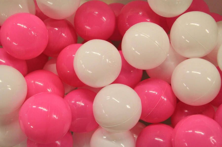 CombiCraft Ballenbakballen voor baby Meisjes roze wit 60mm 100 stuks Zwangerschap & geboorte