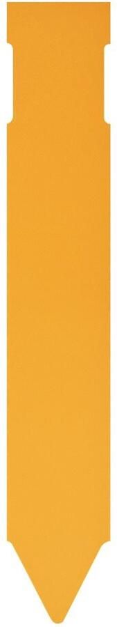 CombiCraft PVC steeketiketten op rol 25x120mm oranje per 2000 etiketten