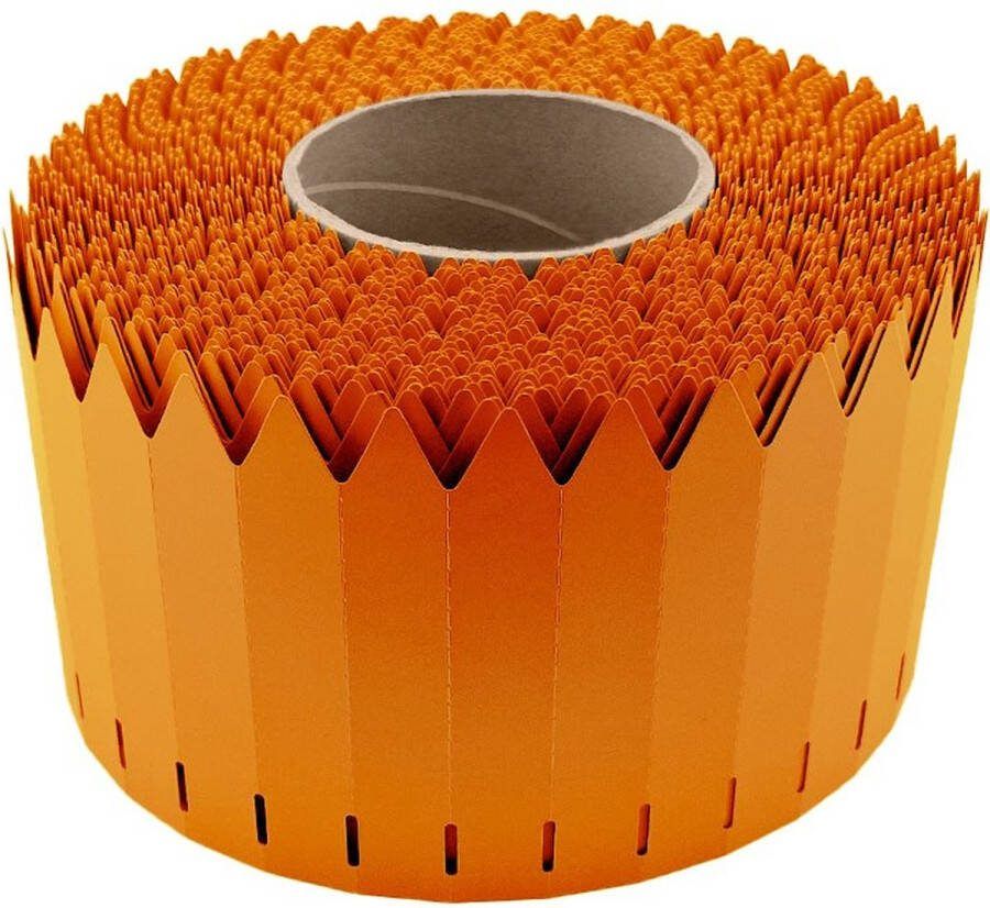 CombiCraft PVC steeketiketten op rol 17x100mm oranje per 3000 etiketten