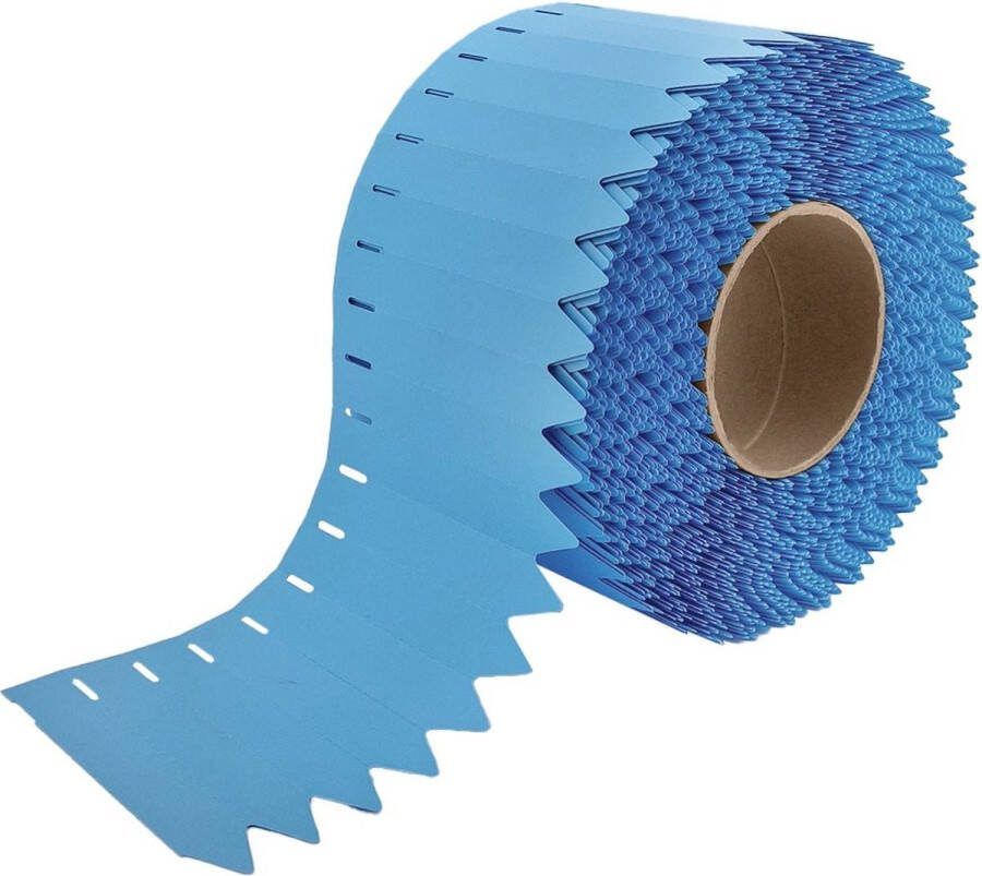 CombiCraft PVC steeketiketten op rol 25x120mm blauw per 2000 etiketten