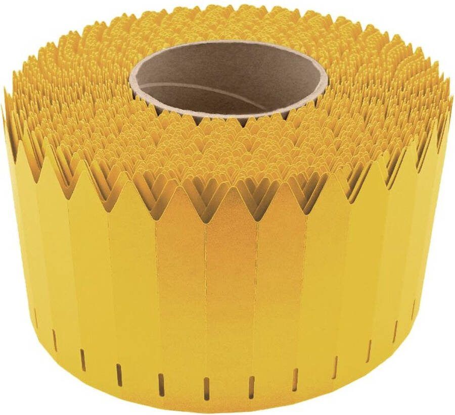 CombiCraft PVC steeketiketten op rol 25x120mm geel per 2000 etiketten