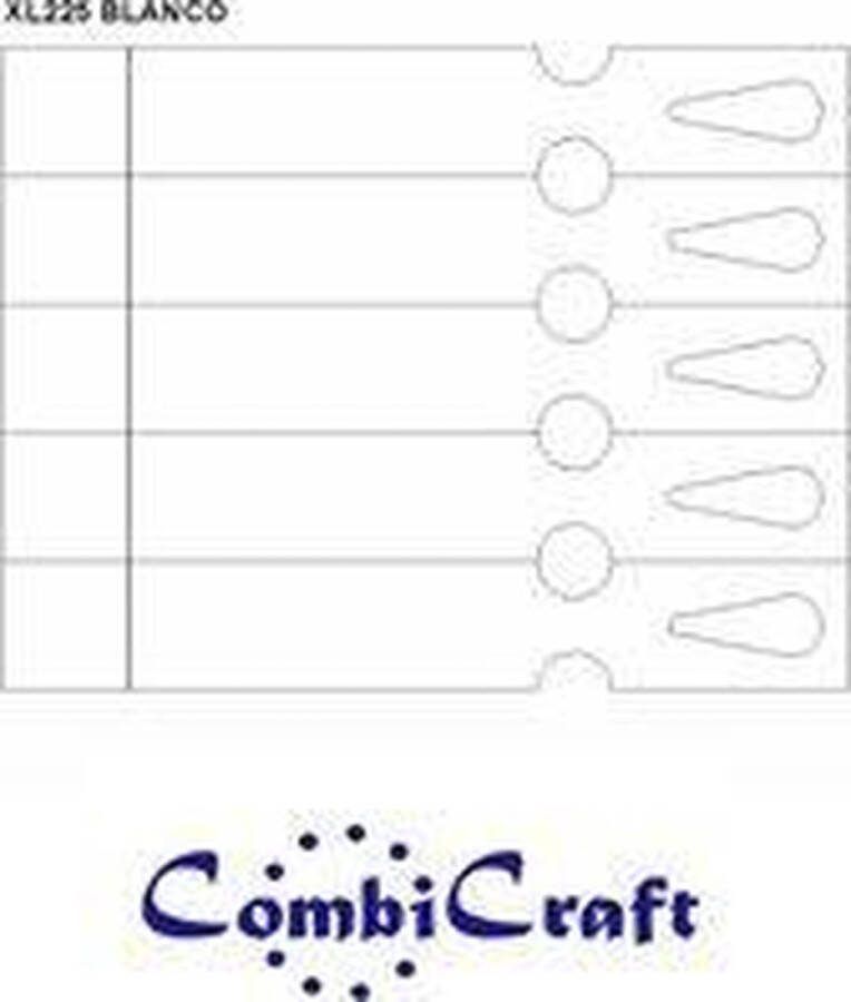 CombiCraft Sleufetiketten Bagageticket – 100 stuks 5 Etiketten per vel – Om zelf te bedrukken met elke soort laserprinter – 250 x 38 mm + afscheurstrook