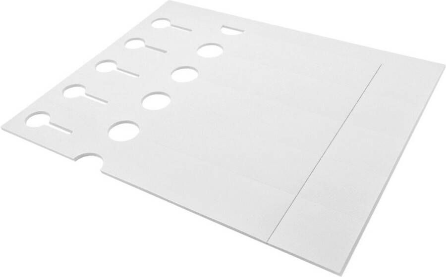 CombiCraft sleufetiketten met afscheurstrook voor laserprinters 250x38mm per 200 stuks