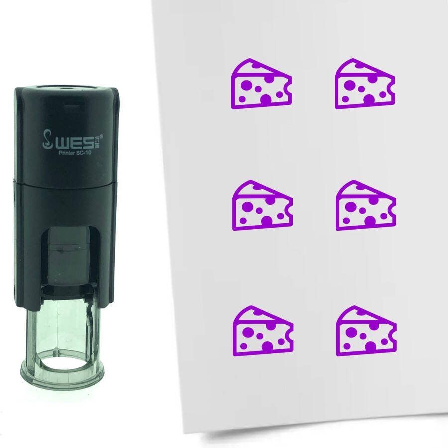 CombiCraft Stempel Kaas 10mm rond Paarse inkt