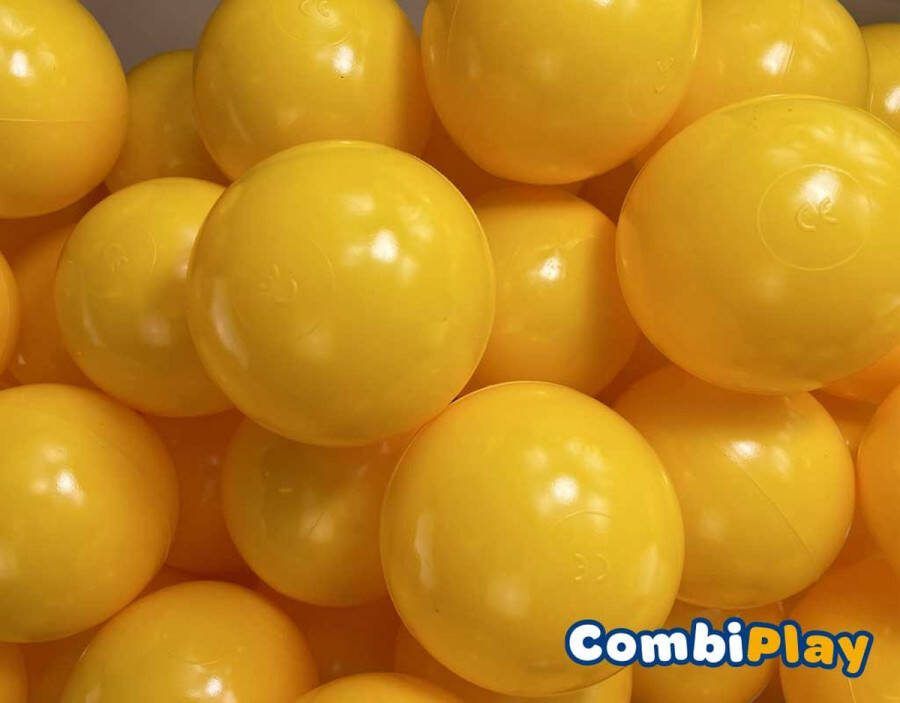 CombiCraft Ballenbakballen 70mm Geel 1000 stuks
