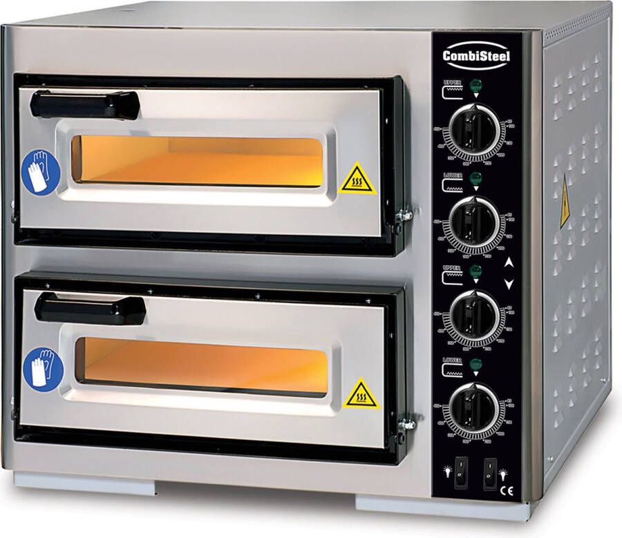 Combisteel Elektrisch. Dubbele Pizza Oven 2 X 1