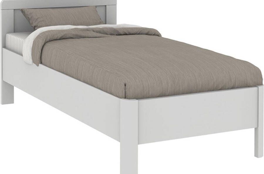 Comfort Collectie bed Bienne Rondo 100 x 200 cm alpine wit