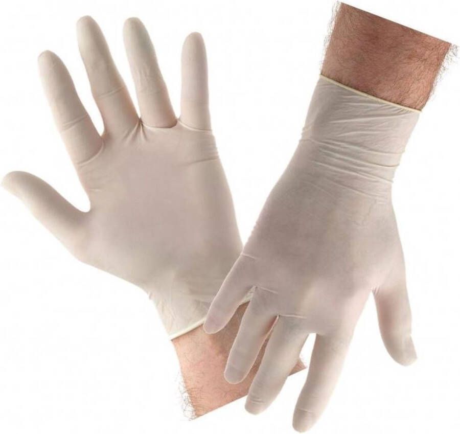 Comfort latex handschoenen gepoederd Small 100 stuks