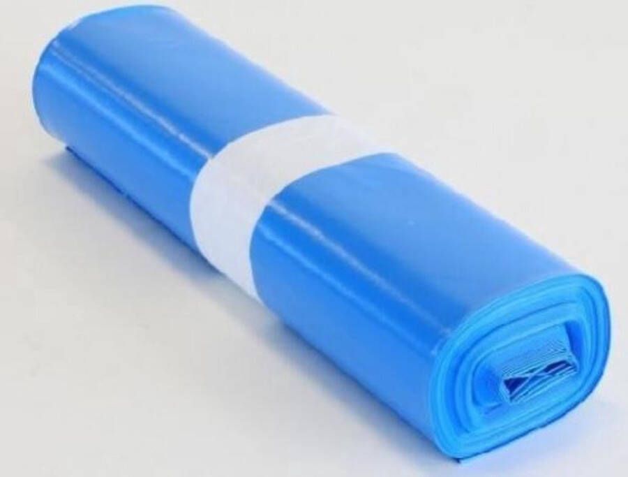 Comify Vuilniszak 120 liter LDPE Blauw Schoonmaak Hygiëne zakken zak Afvalzakken Afval Voordeelverpakking 250 stuks