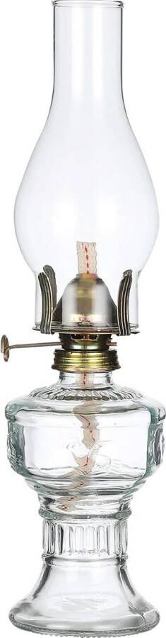 Common Goods Olielamp windlicht Lantaarn- Voor Binnen Glas sfeerlicht petroleumlamp klassiek Tafellamp