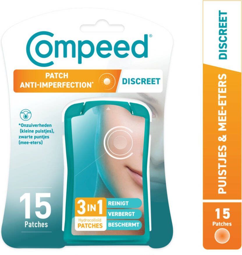 Compeed Patch Anti-imperfection 15st bij puistjes mee-eters en onzuiverheden pimple patch