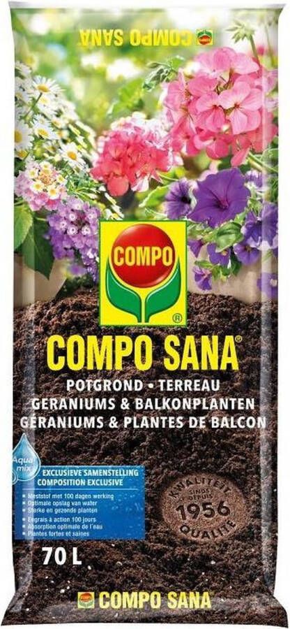 COMPO SANA Compo Potgrond Geraniums & Balkonplanten 70 L