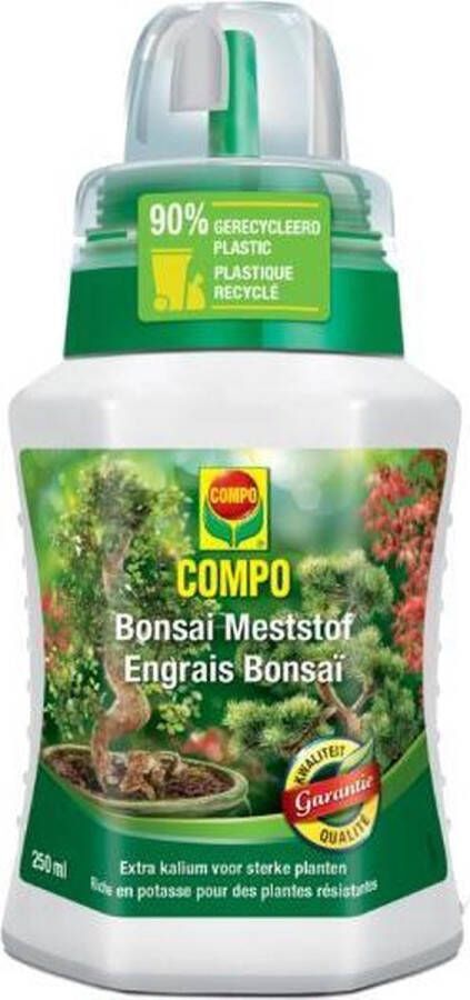 Compo Vloeibare Meststof Bonsai voor bonsai binnen en buiten voor een krachtige en compacte groei fles 250 ml