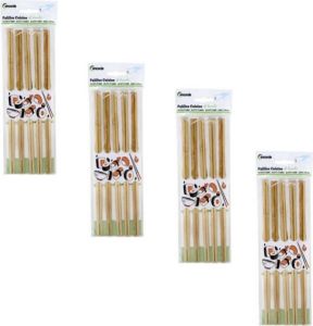 Concord e Sushi eetstokjes 20x setjes bamboe hout 24 cm