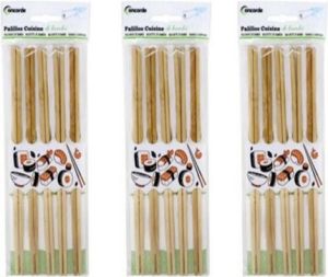 Concord e Sushi eetstokjes 40x setjes bamboe hout 24 cm