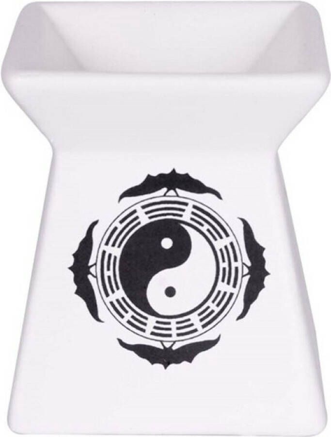 Concorde Geurolie branders verdampers 7 x 8 cm voor etherische olie ying yang Geurbranders