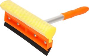Concord Rubberen raamwisser trekker met spons oranje 40 cm Autoruiten autoramen schoonmaken
