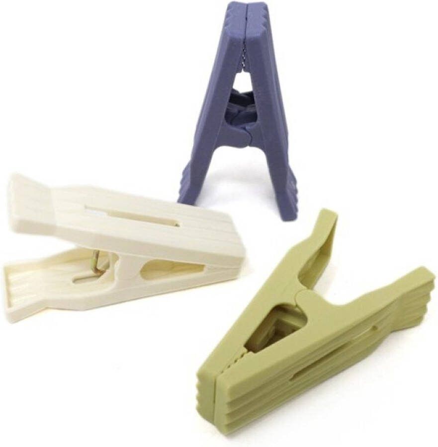 Concorde wasknijpers 100x kleurenmix kunststof 6 cm