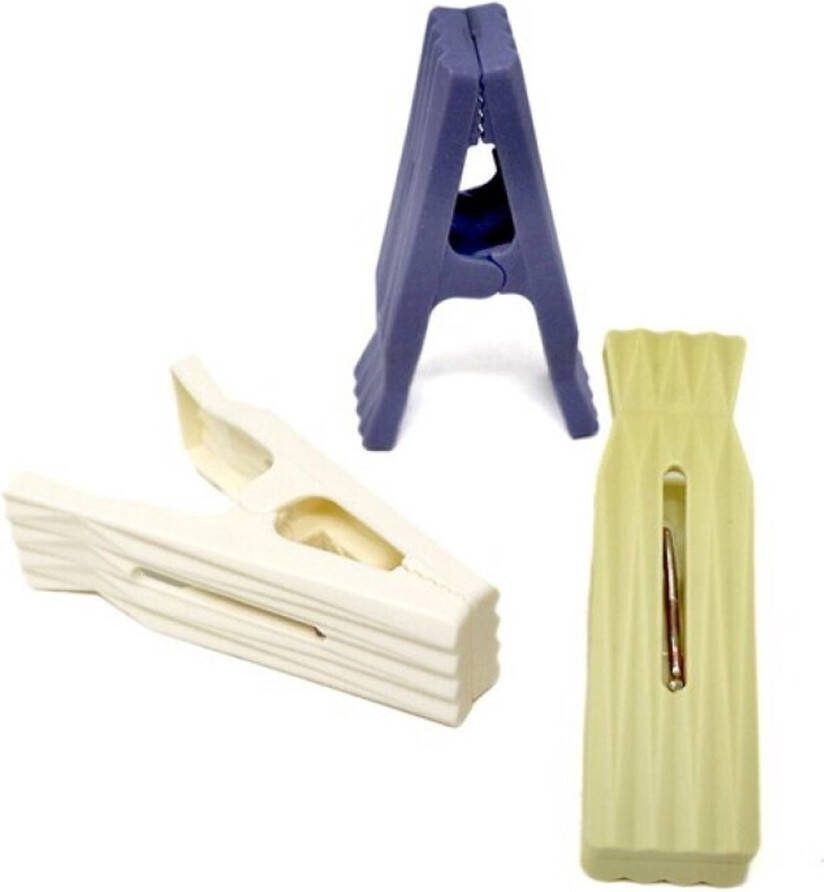 Concorde wasknijpers 80x kleurenmix kunststof 7 cm