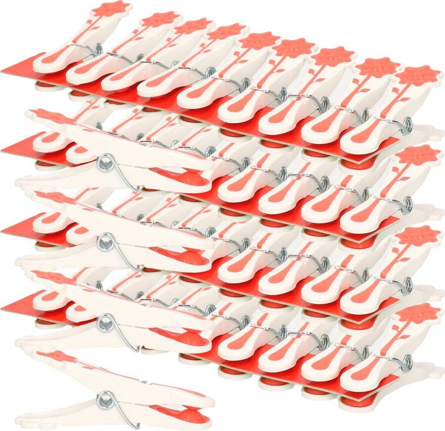 Concorde wasknijpers 80x rood kunststof 8 cm