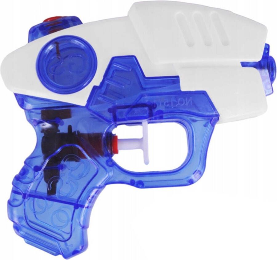 Concorde Waterpistooltje waterpistool 10x blauw wit 12 cm speelgoed Waterpistolen