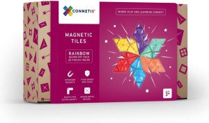 Connetix Tiles Connetix 30delig Geometry Pack magnetisch constructiespeelgoed