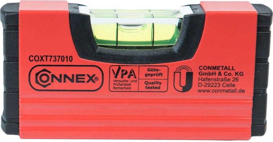 Connex COXT737010 Mini Waterpas 100 mm Magnetisch