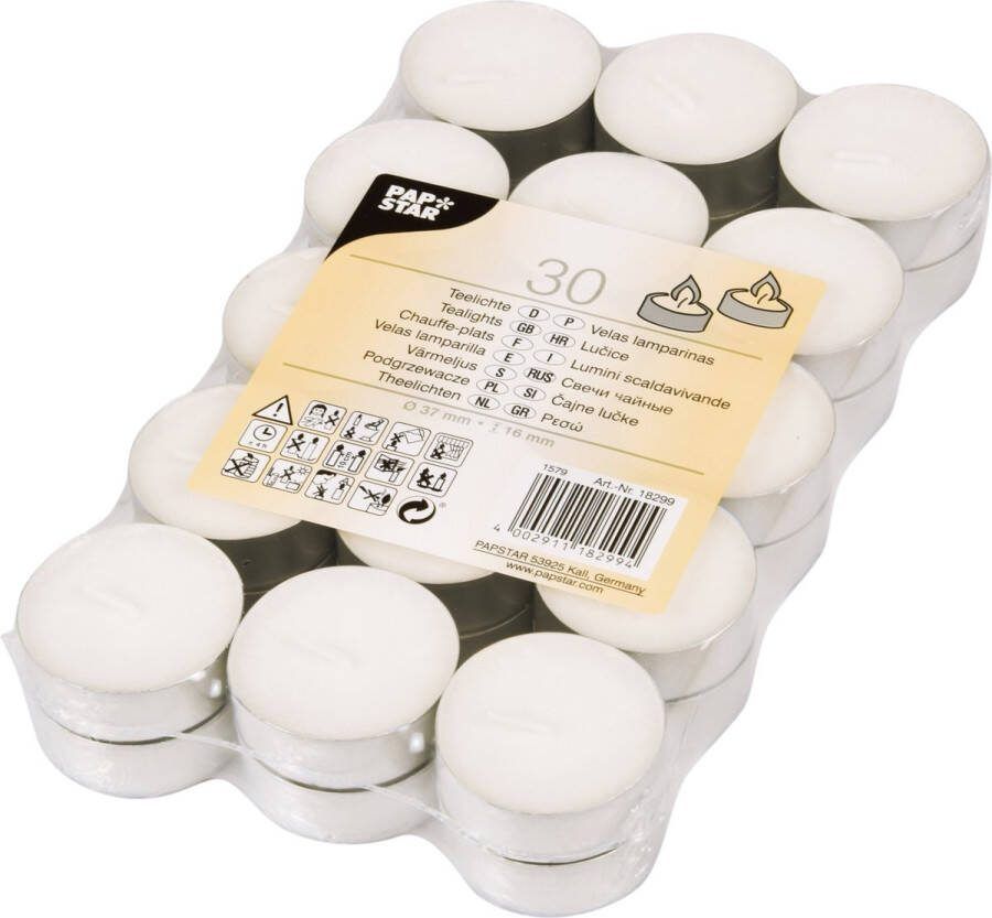 Conpax Candles 120x stuks Waxinelichtjes theelichten 4 branduren