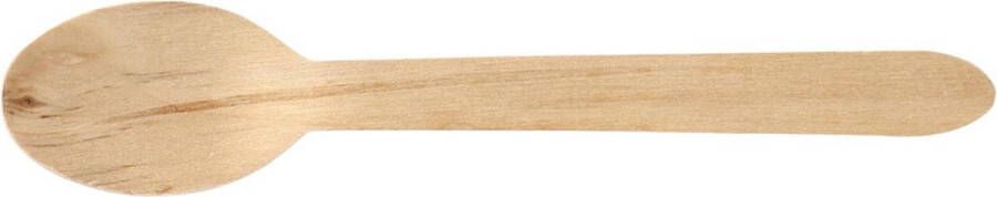 CONPAX Lepel uit hout 16 5 cm pak van 250 stuks